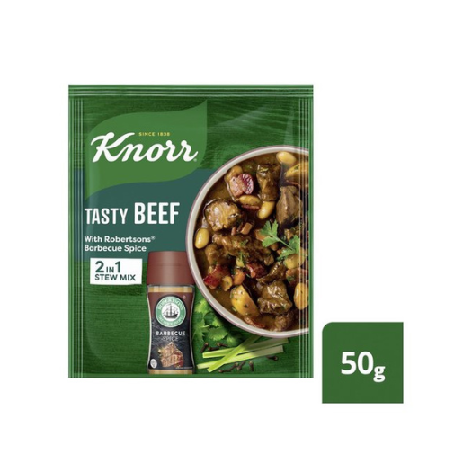 Knorr Tasty Beef 2in1 Stew Mix 50g