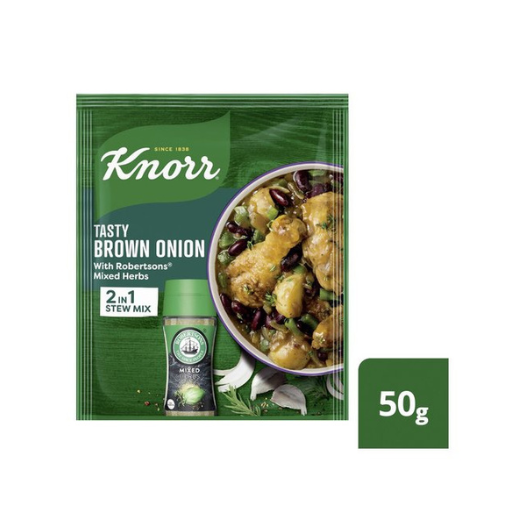 Knorr Tasty Brown Onion 2in1 Stew Mix 50g