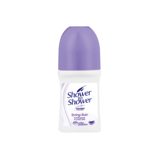 Shower To Shower Roll On Spring Rain 50ml